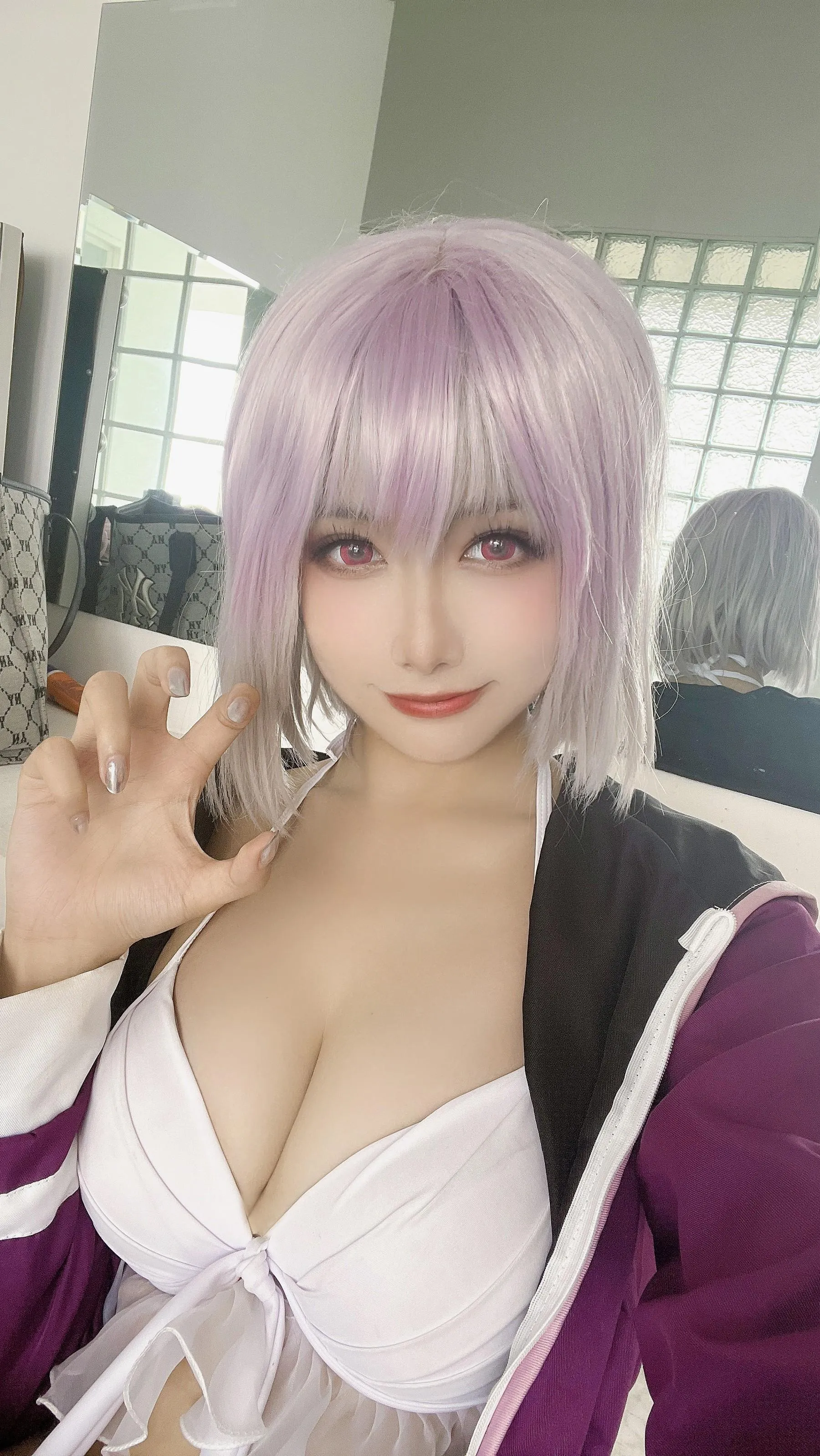 Momoko葵葵 – NO.35 瓜希酱 SSSS.GRIDMAN 宝多六花新条茜 泳装-古利特自拍 [30P]插图6